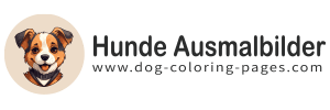 Hund Färbung Seiten Logo 300100