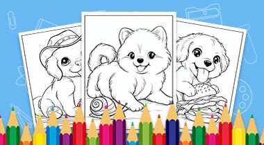 cute puppy dog coloring pages 01